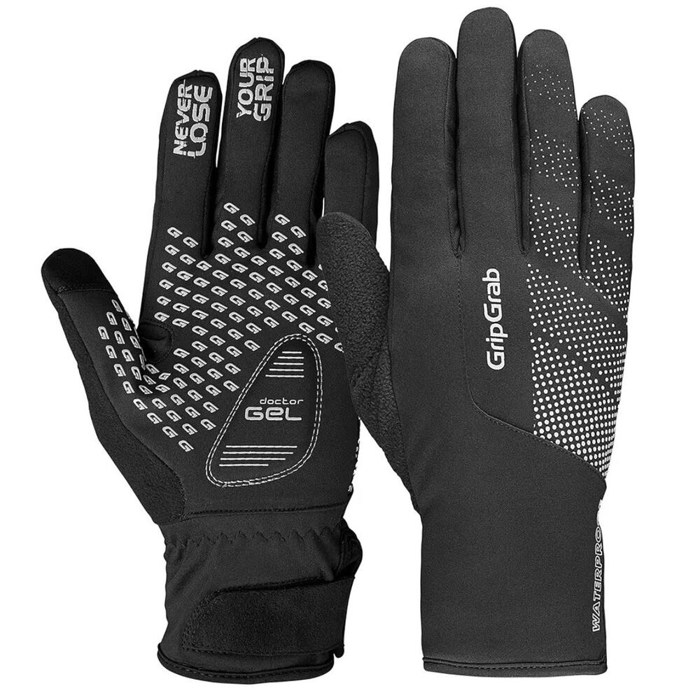 GripGrab Ride Waterproof Winter Cycling Gloves Large Black Thermal Windproof New